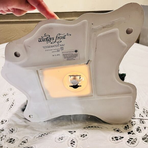 Dept 56 Winters Frost Edgewater Inn Christmas Village Ceramic House 4025415 - Picture 11 of 16